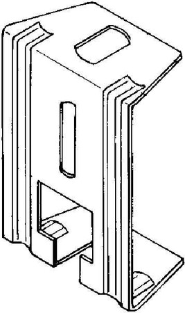 Ceiling bracket for cable support system 58 mm 32 mm DB 10 F