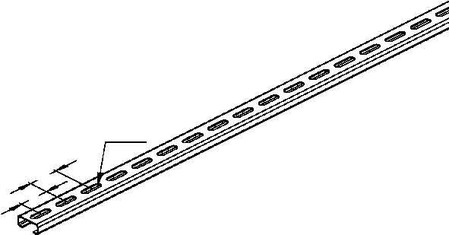 Support/Profile rail 2000 mm 30 mm 15 mm 2970/2 E3