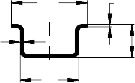 DIN rail (top hat rail) DIN rail acc. EN60715 Steel 2934/2 GL
