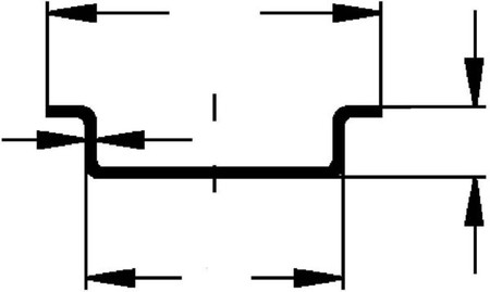 DIN rail (top hat rail) DIN rail acc. EN60715 Steel 2933/2 SL