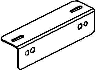 Bracket for cable support system 52 mm 310 mm WA 300