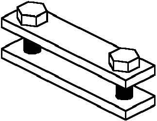 Connector for lightning protection Clamp connector Steel BV 23