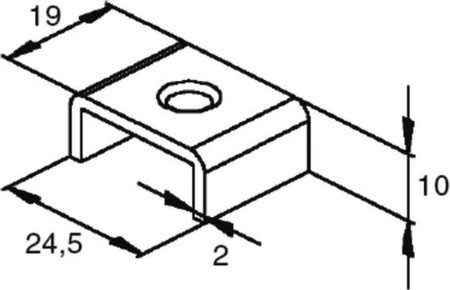 T-nut for channels Steel 5 GU 0405