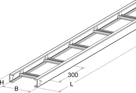 Cable ladder/wide span cable ladder  UL 53.300/3