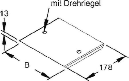 Cover for cable support system 150 mm RFSDDV 60.150