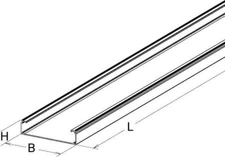 Cable tray/wide span cable tray 50 mm 150 mm KP 50.150