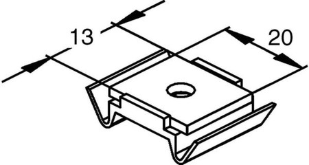 T-nut for channels Steel 4 GUF 304