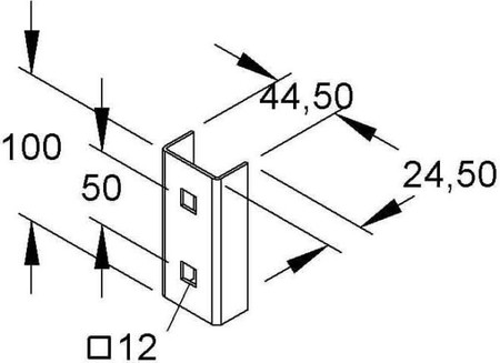 Mounting material for cable support system Other UD 24 E3