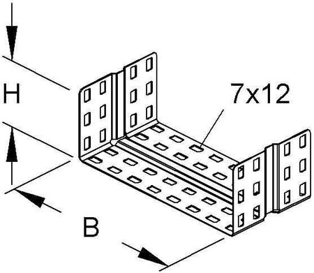 Connector for cable support system Longitudinal joint RVV 85.150