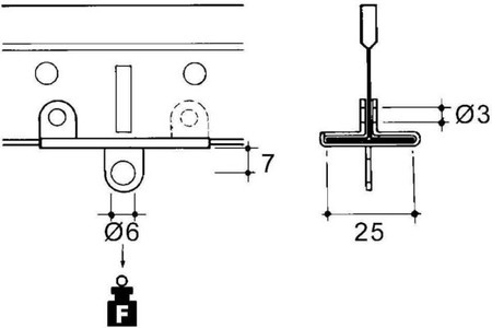 Fixing clamp Clamp Hole KH-6W