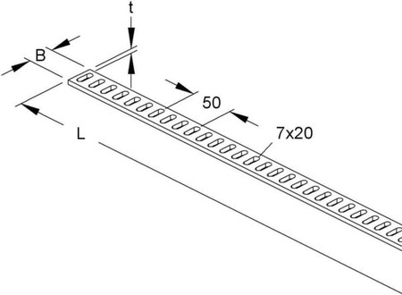 Rung for cable ladder 30 mm Steel Other SPM 30X5/3B