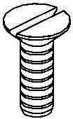 Metal screw Steel Galvanic/electrolytic zinc plated GKS M4X10 SB