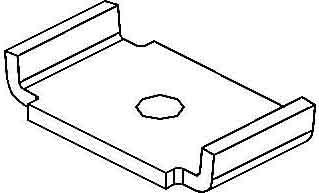 Mounting material for cable support system Steel Other GSB 88