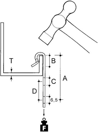 Fixing clamp Clamp Hole AV-155