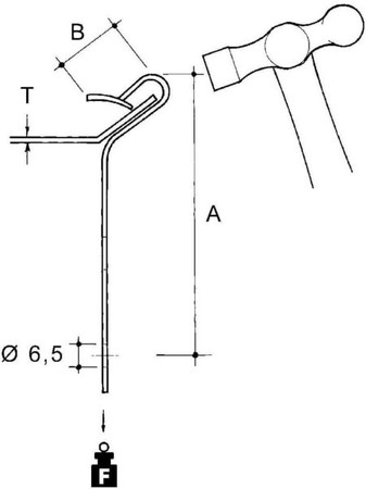 Fixing clamp Clamp Hole RM-055