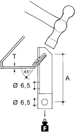 Fixing clamp Clamp Hole VM-03