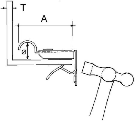 Fixing clamp Clamp Conduit/cable EH814-RCC15