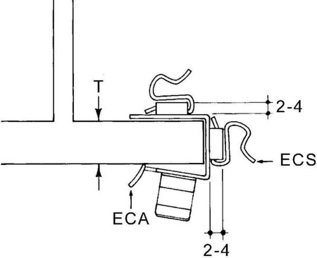 Fixing clamp Clamp Conduit/cable ECA-1520