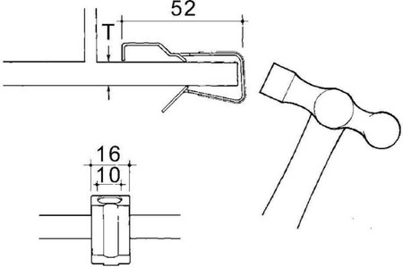 Fixing clamp Clamp Conduit/cable GH-310