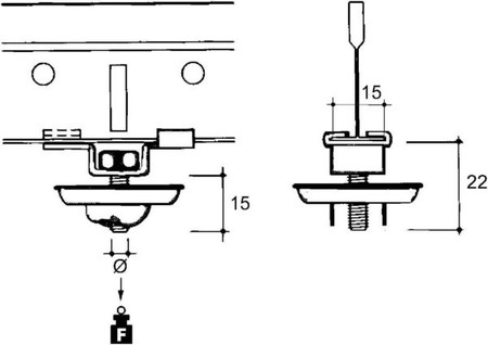 Fixing clamp Clamp Thread 6 JH-15SW