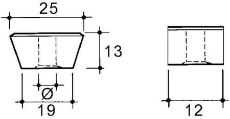 Hanger for trapezoidal ceiling Steel WN6