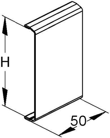 Cover for wall duct  GDS 78/50 R