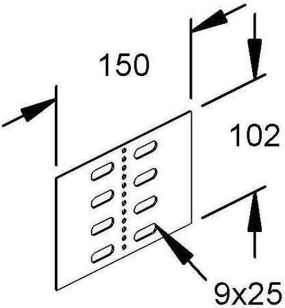 Connector for cable support system  RSUV 60-1.5