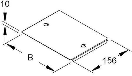 Bend cover for cable support system 90? 300 mm RSDDV 85.300