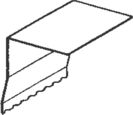 Joint clip for wall duct 170 mm 61 mm Coupler DSTE 170-78T60