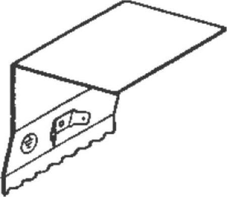 Joint clip for wall duct 220 mm 78 mm Coupler DSTA 220-78T80