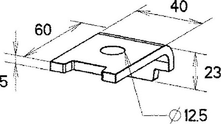 Mounting material for cable support system Other ULKH E4