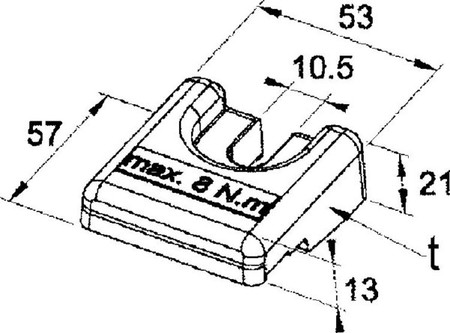 Mounting material for cable support system Steel Other ULKG