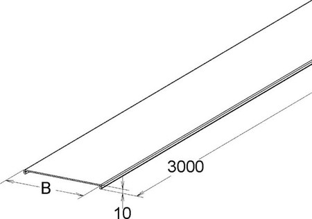 Cover for cable support system 200 mm KPD 200