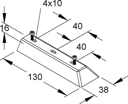 Cable protection for installation duct  WBKS 130 E3