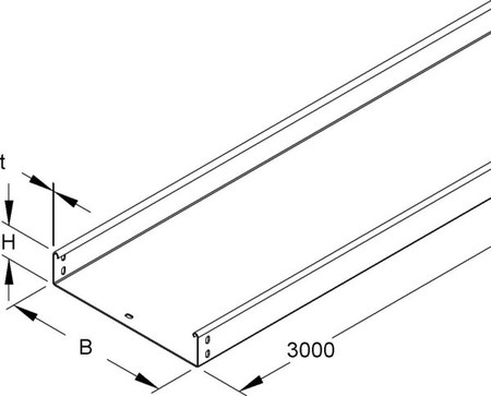 Cable tray/wide span cable tray  RSUS 60.200 OV