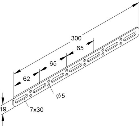 Connector for cable support system  GTVL 300 V