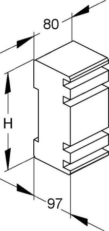 Saw kernel for wall duct 170 mm 100 mm GKSK 170T100