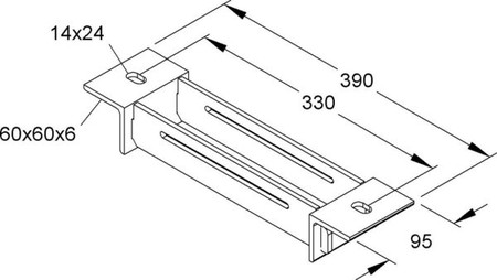 Mounting material for cable support system  KIA 80