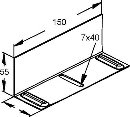 Mounting material for cable support system Steel Other RAV 60