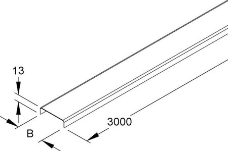 Cover for cable support system 50 mm RD 50