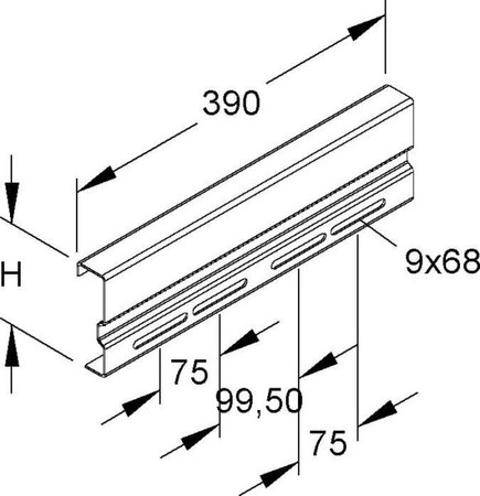 Connector for cable support system  WSV 105.390