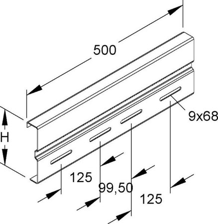 Connector for cable support system  WSV 150.500