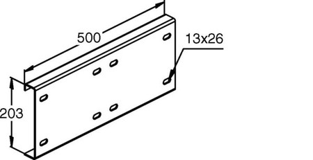 Connector for cable support system  WSVS 200.500