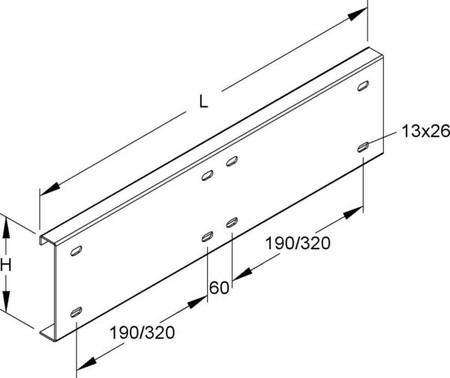 Connector for cable support system  WSVS 200.800