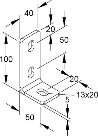 Mounting material for cable support system Steel Other WWA 100