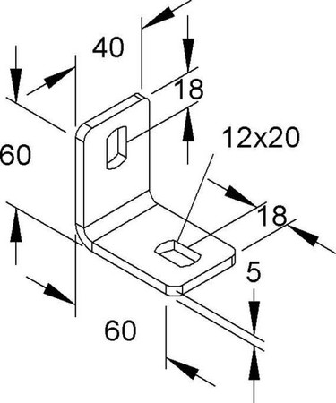 Mounting material for cable support system Steel Other WWU 150