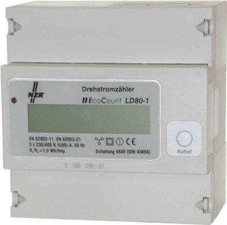 Kilowatt-hour meter Electronic 5 A 65 A 33220415