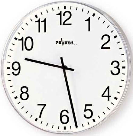 Wall clock Sub-clock Analogue, arabic figures 71.270.211