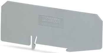 Endplate and partition plate for terminal block Grey 3206225