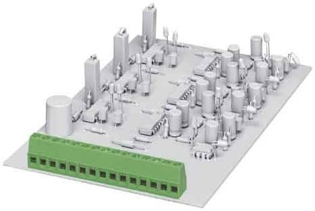 Printed circuit board terminal 13.8 mm 4 1 1715747